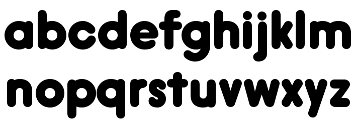Hiruko-BlackAlternate Font LOWERCASE