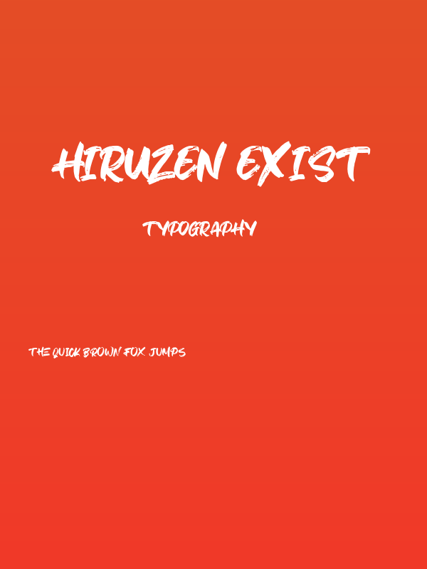 Hiruzen Exist Poster