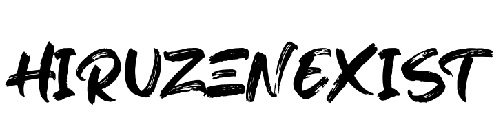 HiruzenExist  免费字体下载
