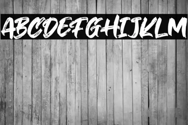 HiruzenExist Font examples