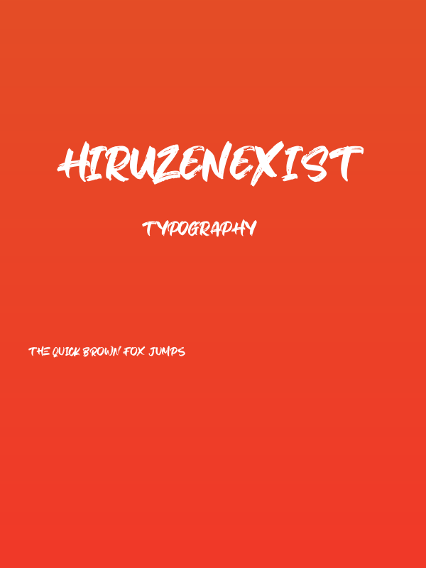 HiruzenExist Poster