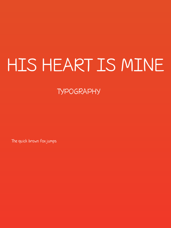 His Heart is Mine Poster