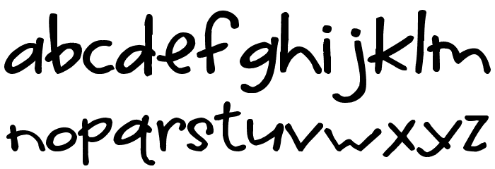 His Name Is Honey Font LOWERCASE