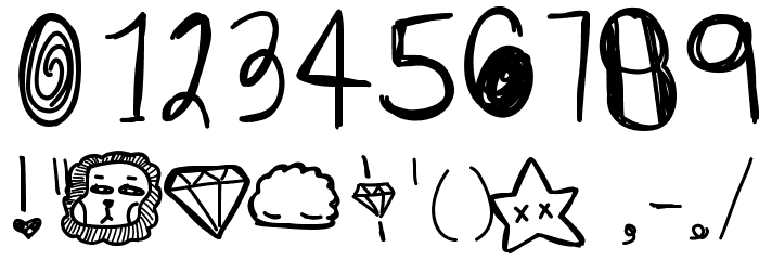 HisHighness Font OTHER CHARS