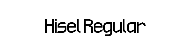 Hisel Regular Font