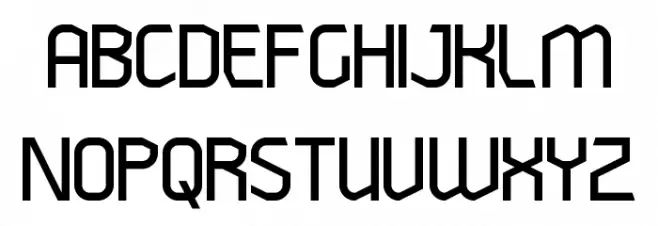 Hisel Regular 字体 大写