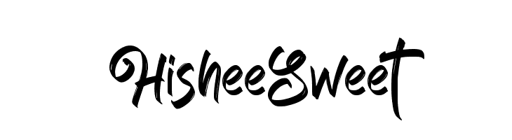 Hishee Sweet  Frei Schriftart Herunterladen