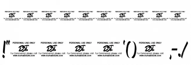 Hishee Sweet Font OTHER CHARS