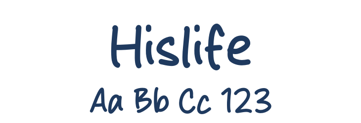 Hislife Font Preview