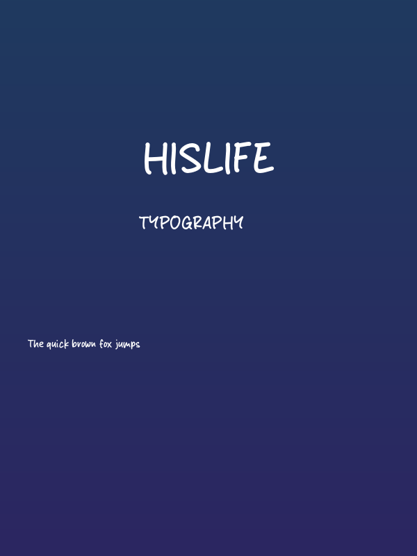 Hislife Poster