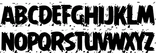 Hispania Manero خط أحرف صغيرة