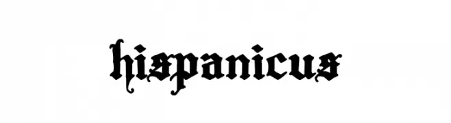 Hispanicus  les polices de caractères gratuit tlcharger