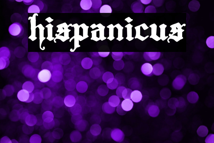 Hispanicus Example 1