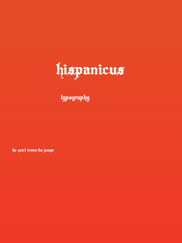 Hispanicus Poster