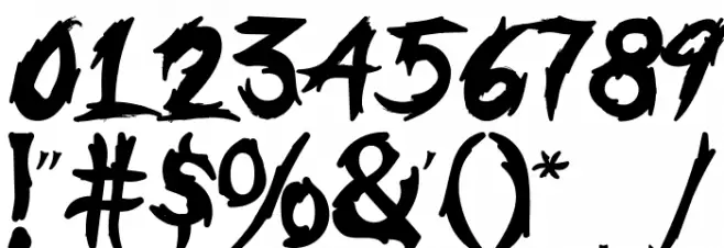 HisteriA Font OTHER CHARS