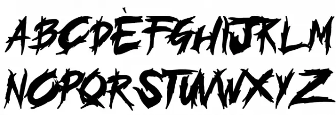 HisteriA Font Litere mari