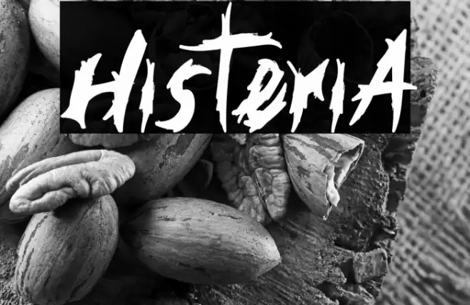 HisteriA Font examples