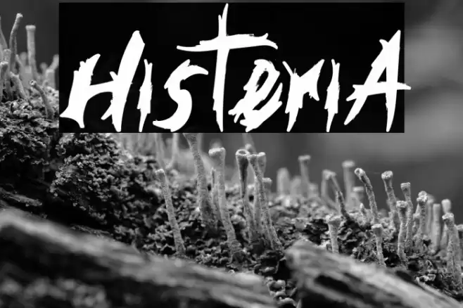 HisteriA Font examples