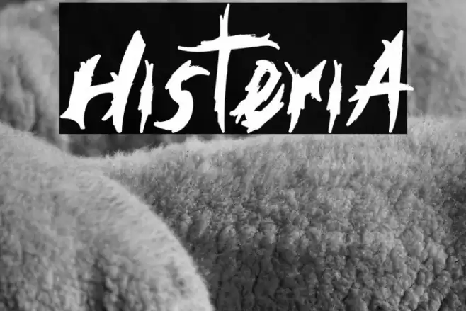 HisteriA Font examples