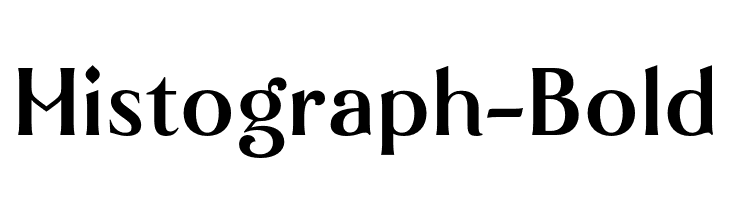 Histograph-Bold  免费字体下载