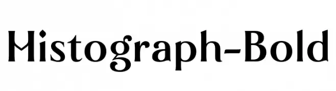 Histograph-Bold  Frei Schriftart Herunterladen