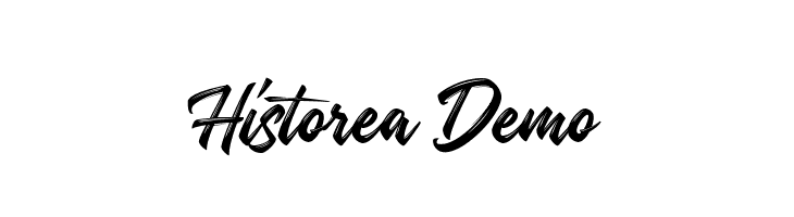 Historea Demo  フリーフォントのダウンロード