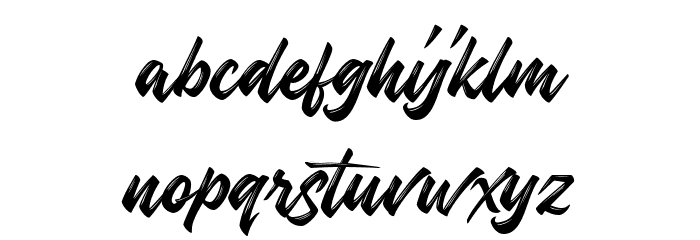 Historea Demo Font LOWERCASE