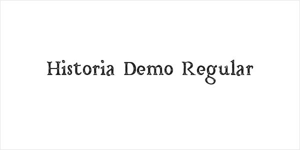 Historia Demo Regular Logo