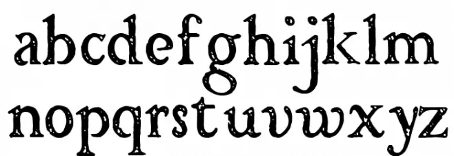 Historia Demo Regular Schriftart Kleinbuchstaben