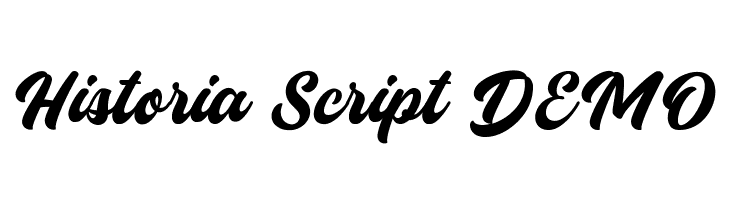 Historia Script DEMO  नि: शुल्क फ़ॉन्ट्स डाउनलोड