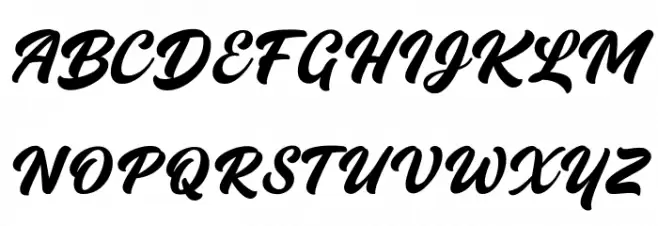 Historia Script DEMO Schriftart Groß