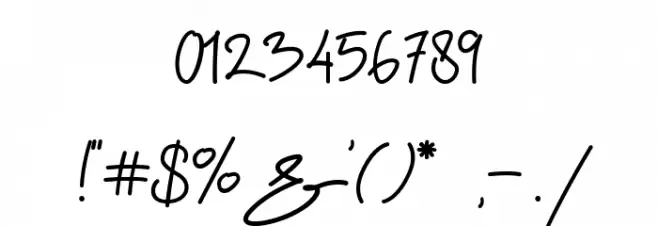 Historia Font OTHER CHARS