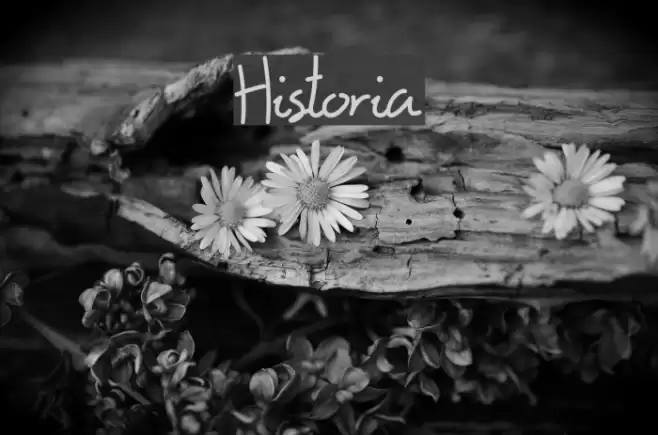 Historia Font examples