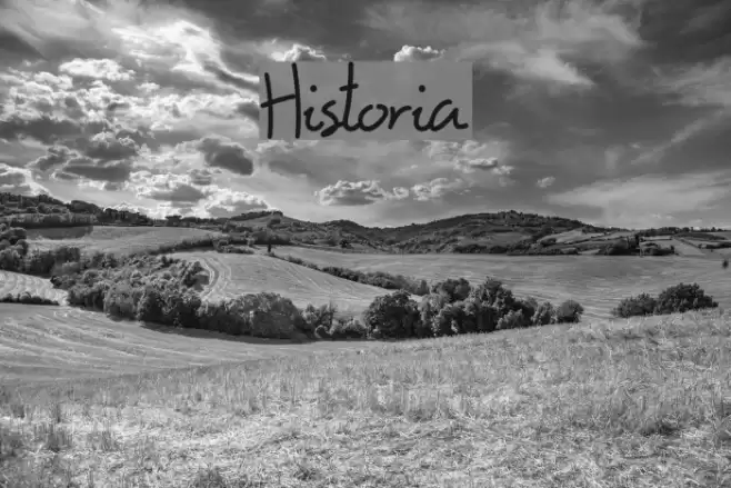 Historia Font examples