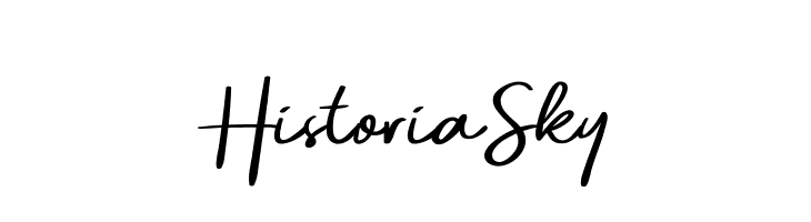 HistoriaSky  नि: शुल्क फ़ॉन्ट्स डाउनलोड