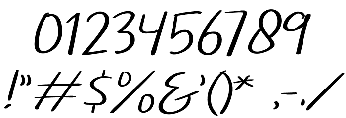 HistoriaSky Font OTHER CHARS