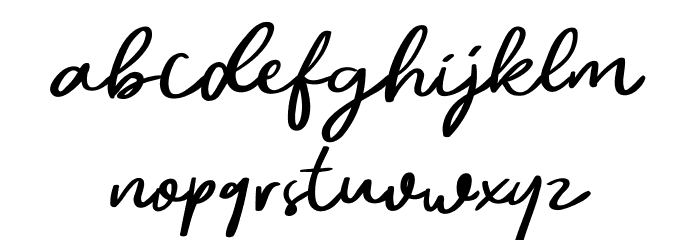 HistoriaSky Font LOWERCASE