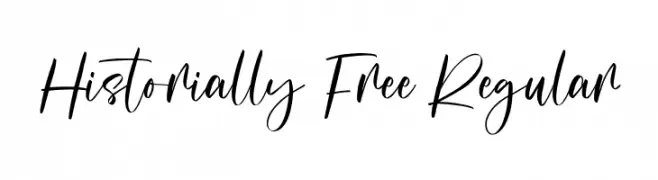 Historially Free Regular Schriftart