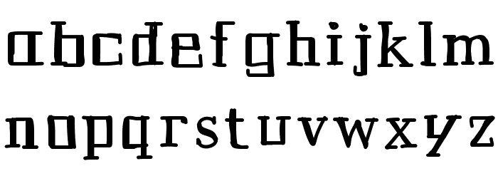 HistorianBold Font LOWERCASE