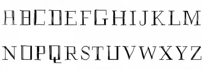 HistorianPencil Schriftart Groß