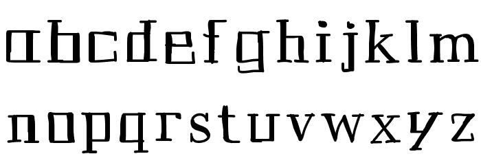 Historian Font LOWERCASE