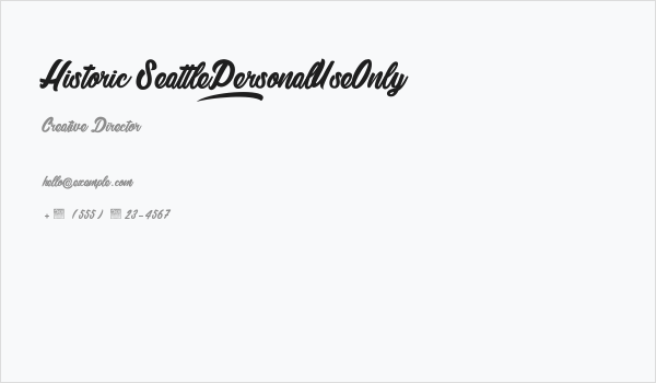 Historic Seattle_PersonalUseOnly Business Card