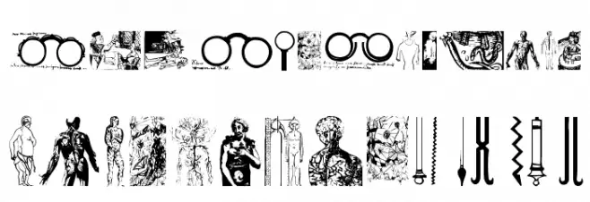 HistoricMedicineBats Font Litere mari
