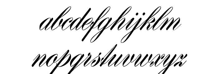 HistoricScriptOpti Font LOWERCASE