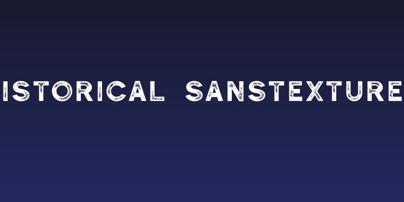 Historical-SansTextured Social Header