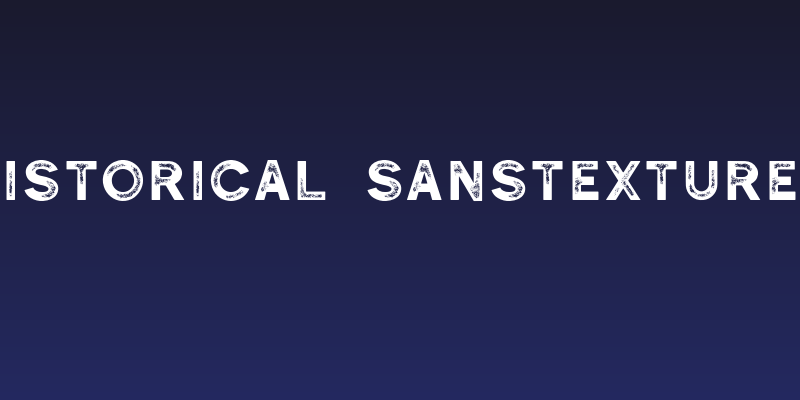 Historical-SansTextured Social Header