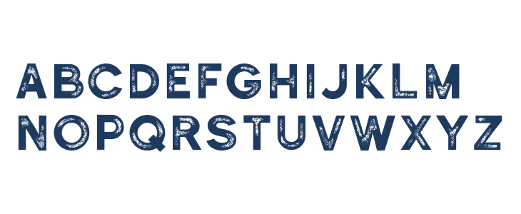 Historical-SansTextured Lowercase