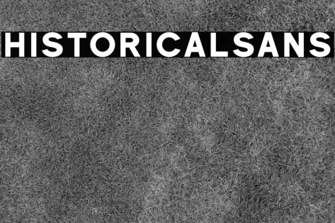 Historical-Sans Font examples