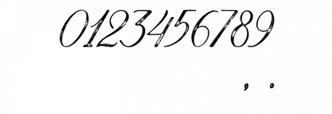 Historical-Textured Font OTHER CHARS