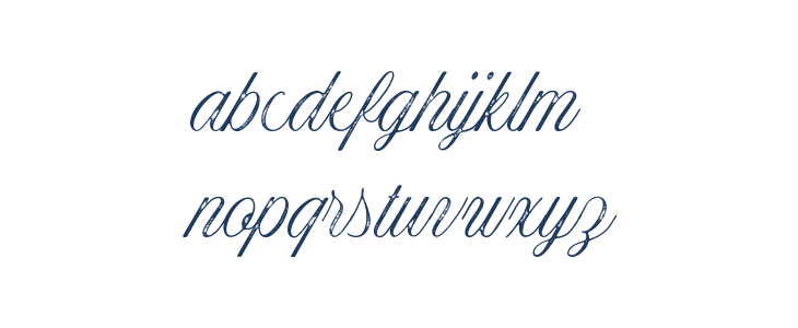 Historical-Textured Lowercase